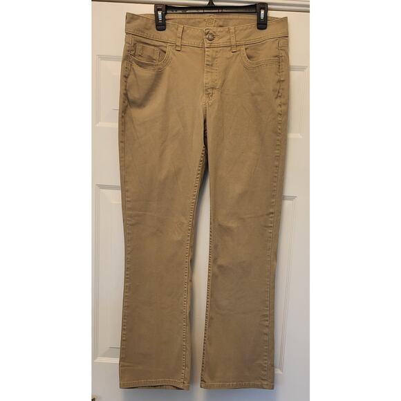 Riders By Lee Womens Jeans Beige Size 14M Relaxed Straight Fit Cotton Blend - Picture 12 of 13